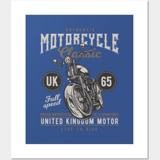 Motorcycle Classic - Classic Design Posters and Art